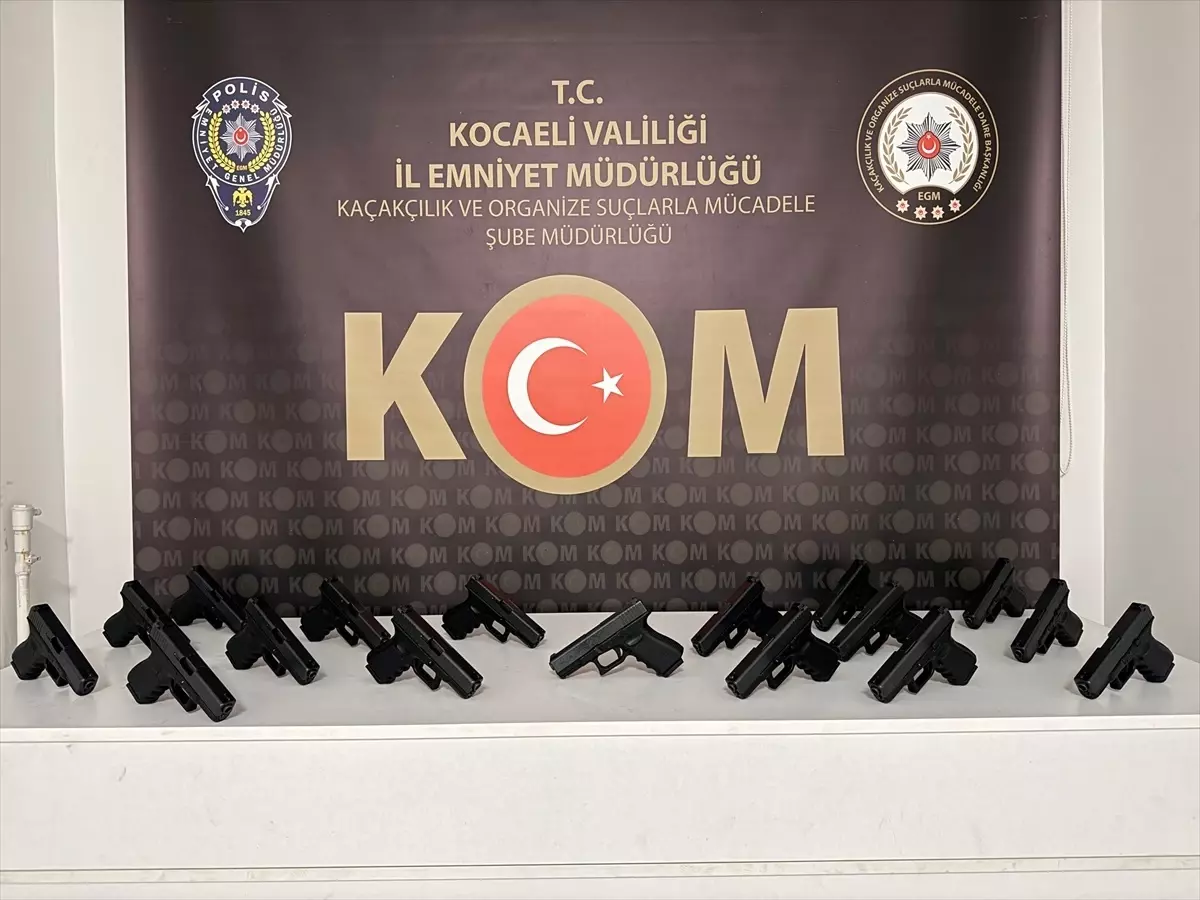 Kocaeli’de Silah Kaçakçılığı Operasyonu